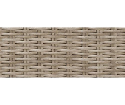 Kettler Palma Table Dark Oak Slat Top - Oyster