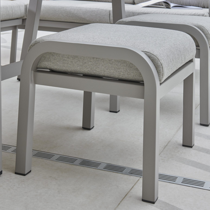Kettler Como Corner Lounge Dining Set with Footstools
